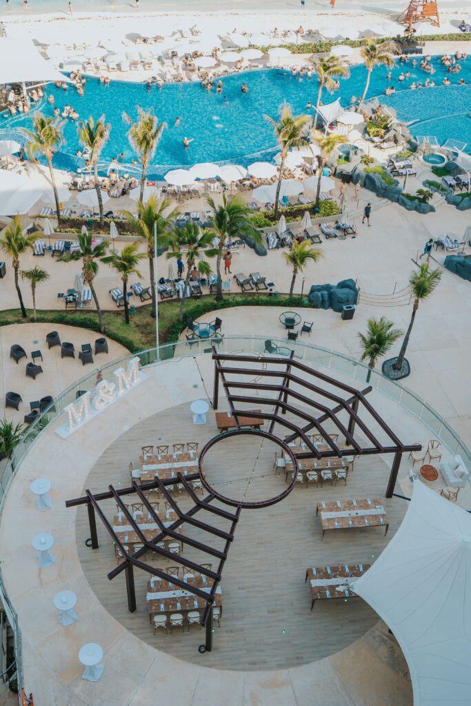 Hard Rock Cancun wedding reception