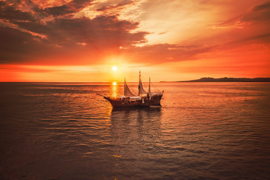 Sunset boat tour in Puerto Vallarta