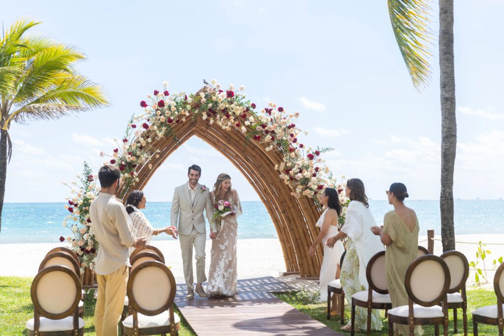 ocean view destination wedding with small guest count