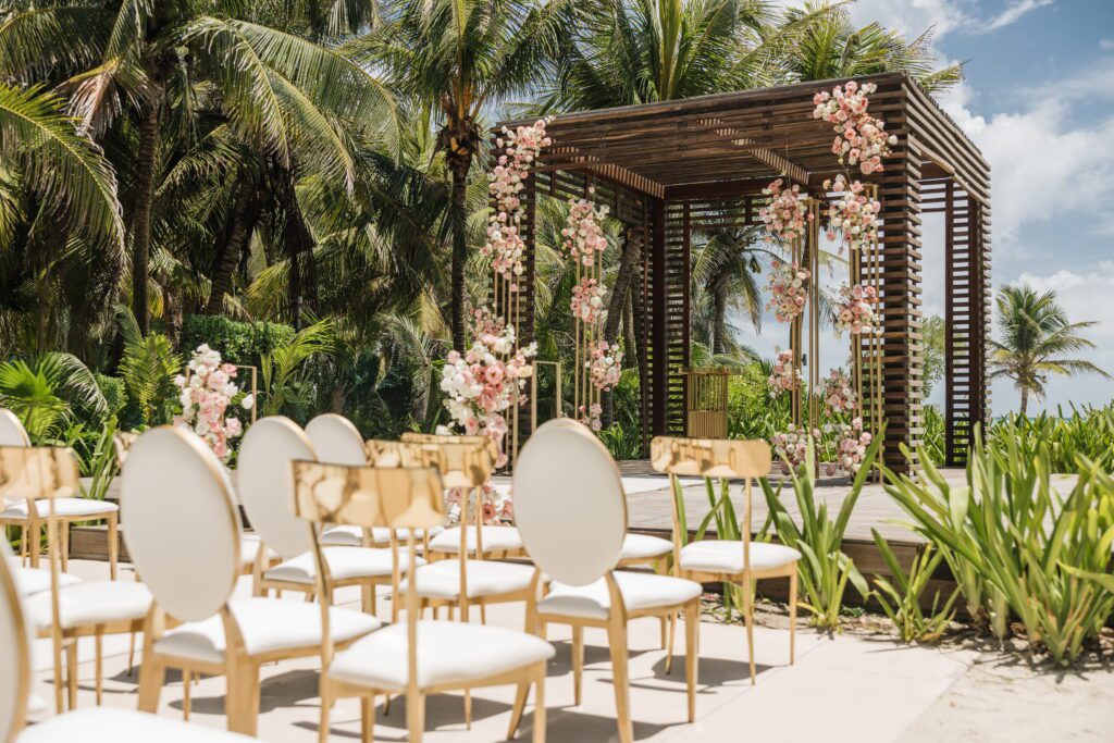 Modern Wedding ceremony at Unico Resort